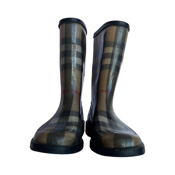 Burberry nova check rain boots size 38 - Picture 2 of 9